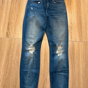 AYR Skinny Jeans Denim 27 x 28 Distressed